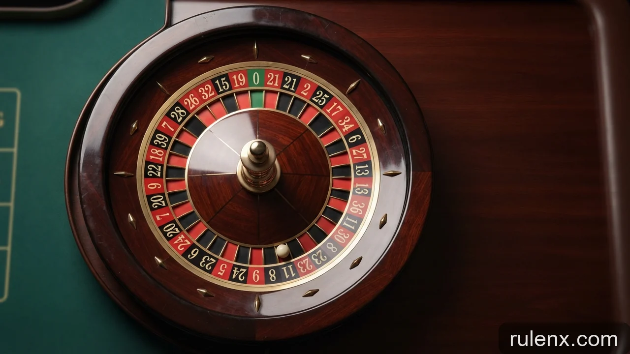 Minh họa: Bánh xe roulette: Phân biệt cấu trúc bàn châu Âu và kiểu Mỹ