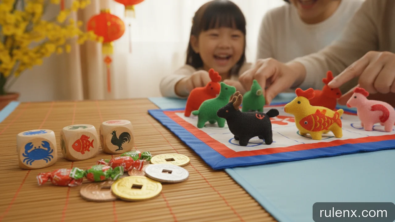 Minh họa: Bầu Cua ngày Tết: cách chơi không tiền và quy ước gia đình