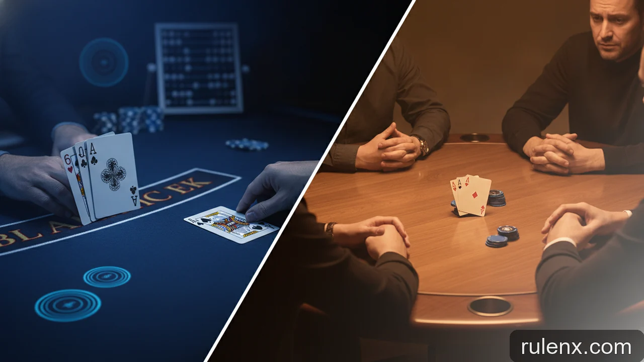 Minh họa: Blackjack và Poker: trò nào đòi hỏi nhiều kỹ năng chiến thuật hơn?