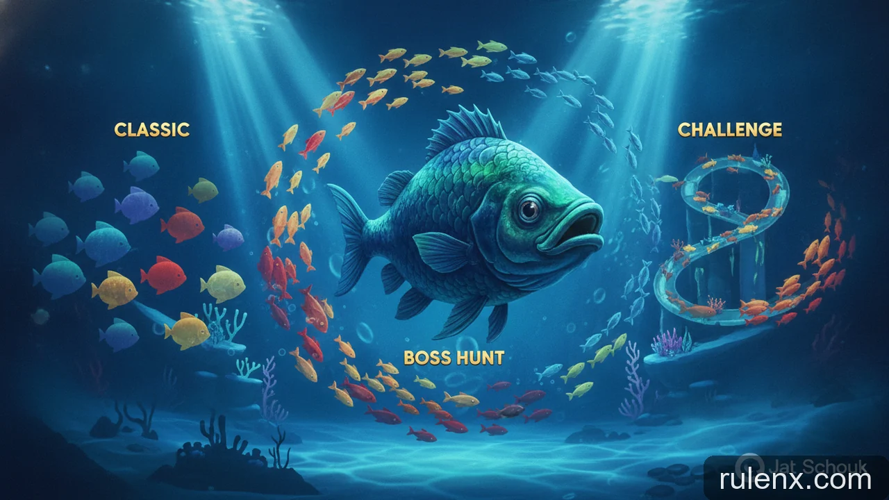Minh họa: Các chế độ chơi bắn cá: cổ điển, thử thách và săn boss có gì khác?