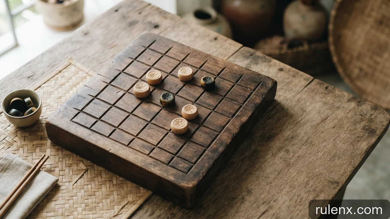 Minh họa: Cờ gánh dân gian Việt Nam: Cách gánh quân và quy tắc mở bàn