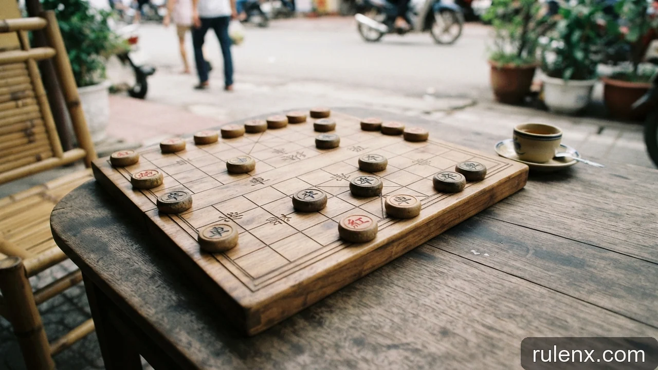Minh họa: Cờ tướng vỉa hè và cờ tướng giải đấu: Điểm khác biệt về thời gian và luật đi quân