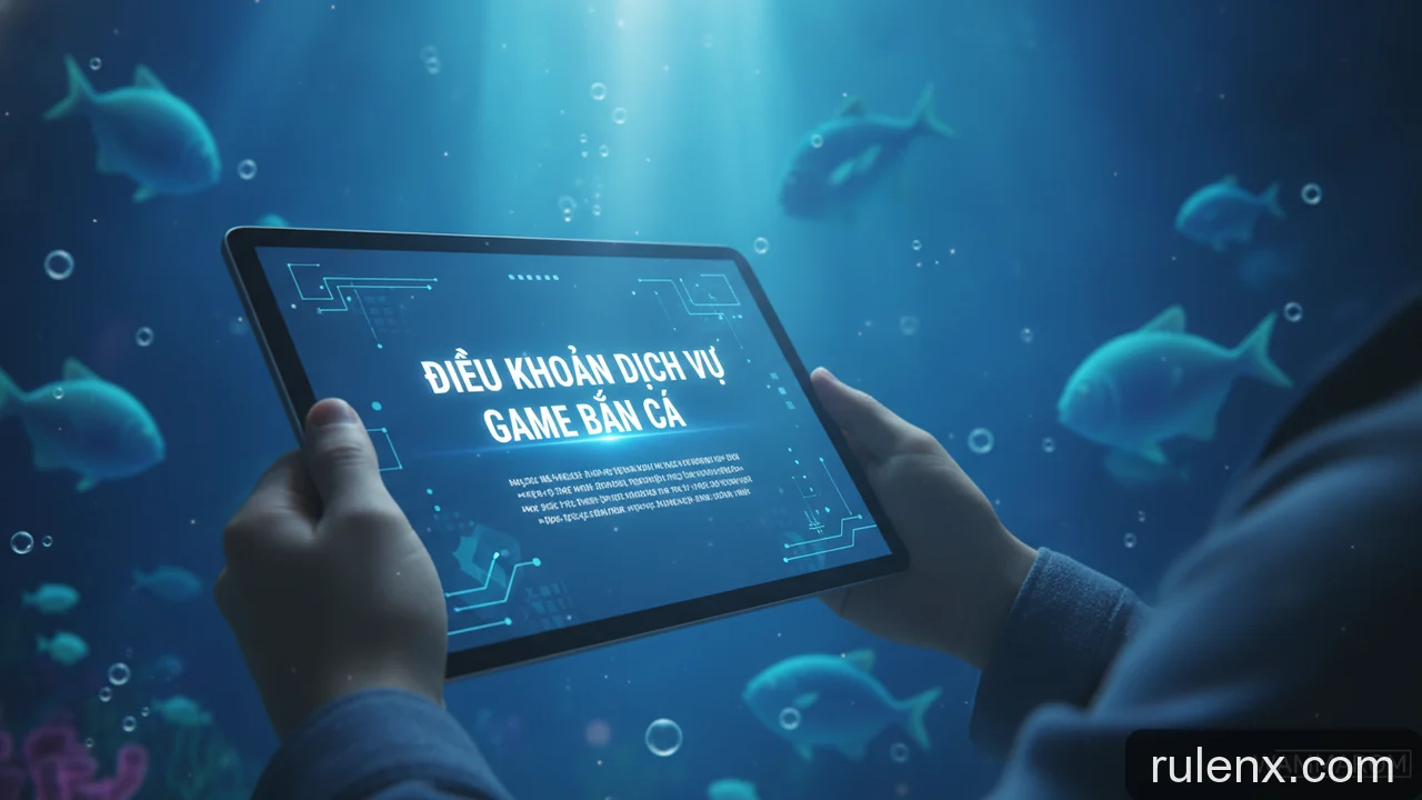 Minh họa: Điều khoản dịch vụ game bắn cá: Những quy định quan trọng người chơi cần tuân thủ