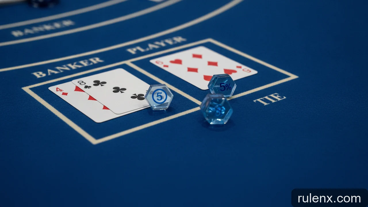 Minh họa: Hiểu về Commission trong Baccarat: Phí 5% cửa Banker và cách tính