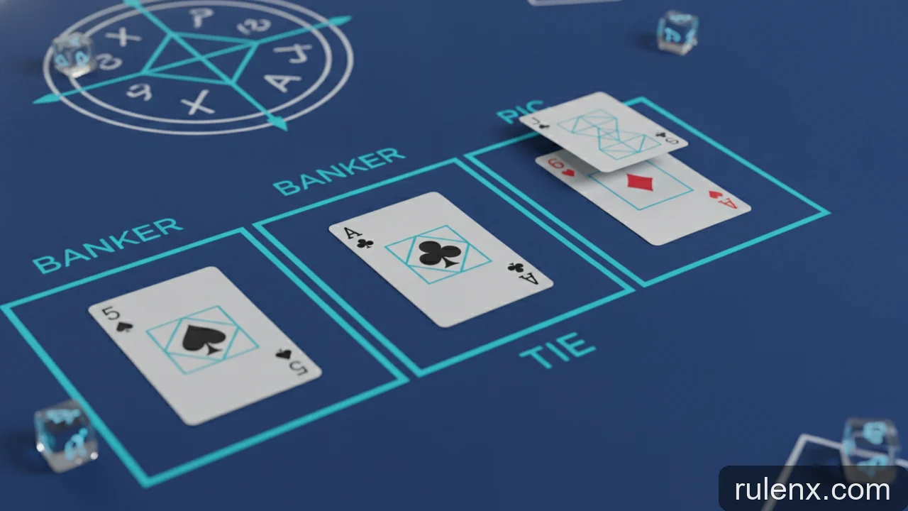Minh họa: Kỳ vọng toán học trong Baccarat: Tính toán lợi thế nhà cái cho từng cửa