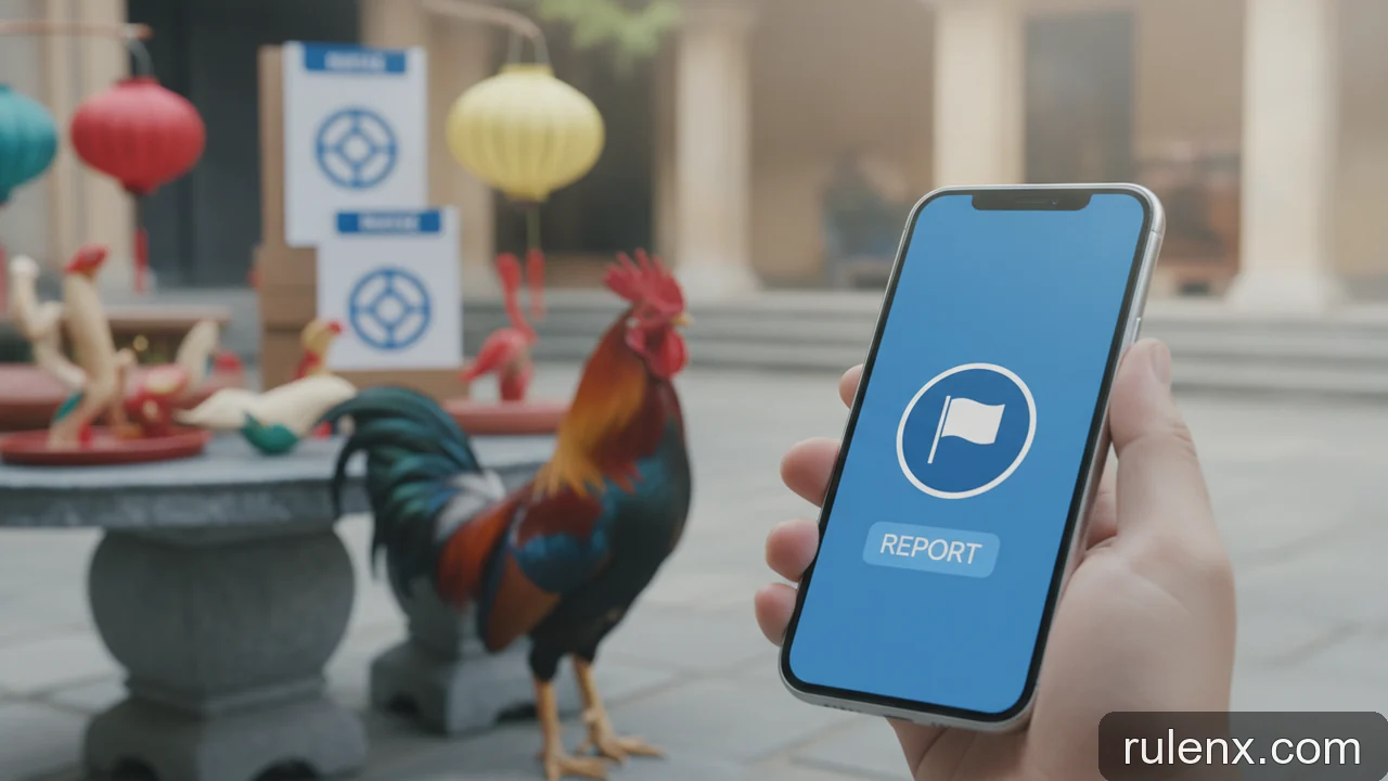 Minh họa: Làm sao để báo cáo video đá gà có dấu hiệu bất thường hoặc vi phạm?