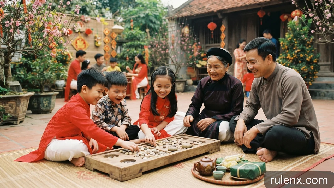 Minh họa: Lịch sử và ý nghĩa văn hóa của các trò chơi dân gian ngày Tết cổ truyền Việt Nam