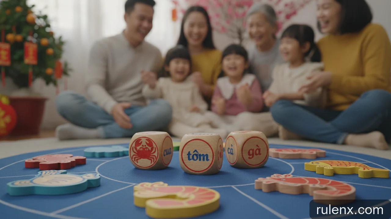 Minh họa: Những sai lầm thường gặp khi chơi Bầu Cua ngày Tết và cách tránh
