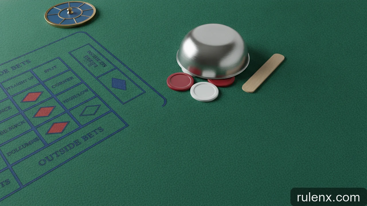Minh họa: Phân biệt các loại cược trong Roulette và Xóc Đĩa: cược trong, ngoài và chẵn lẻ