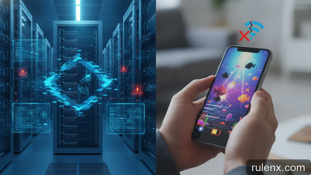 Minh họa: Phân biệt lỗi game bắn cá do hệ thống và do thiết bị người chơi
