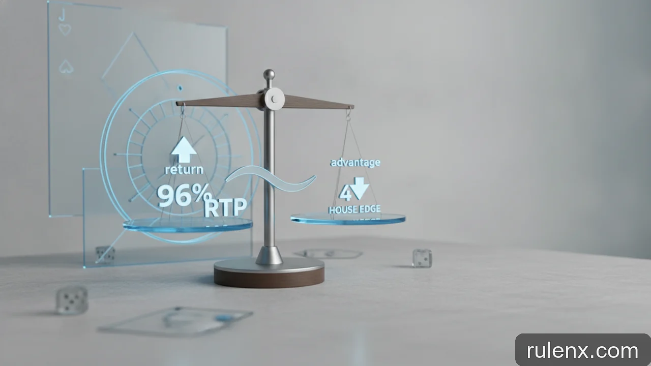 Minh họa: Phân biệt RTP và House Edge: Điểm giống và khác nhau cơ bản