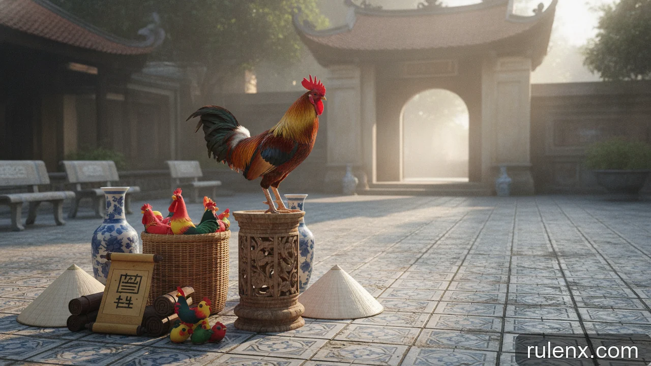 Minh họa: Quy tắc xác định gà thắng cuộc khi có tranh cãi hoặc bất thường