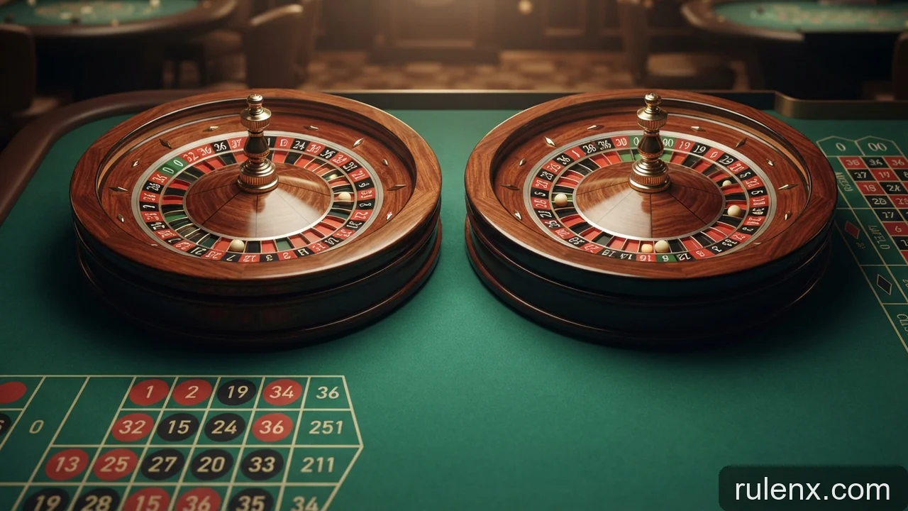 Minh họa: So sánh roulette châu Âu và roulette Mỹ: Phiên bản nào phổ biến hơn?