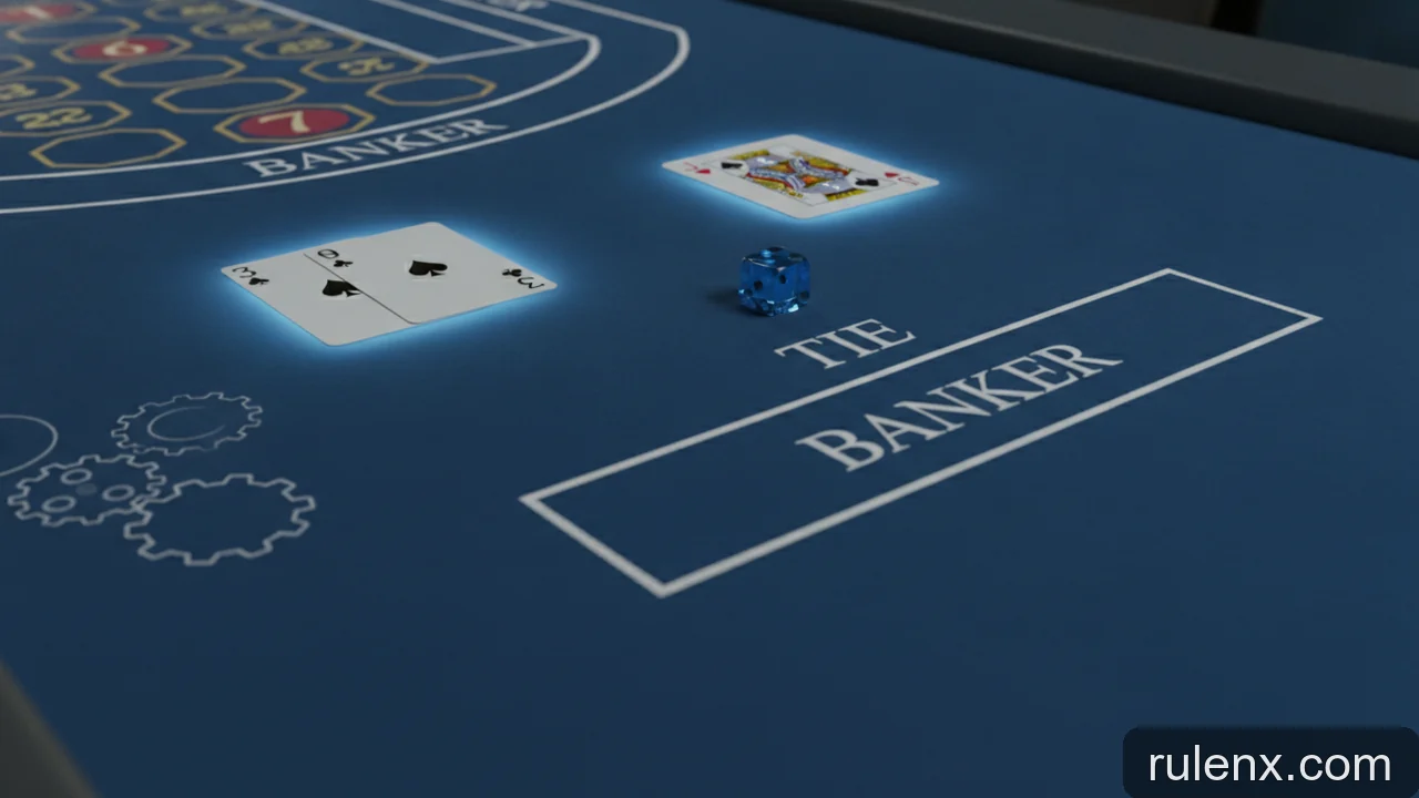 Minh họa: So sánh xác suất Baccarat: Banker, Player và Tie - Cửa nào an toàn nhất?