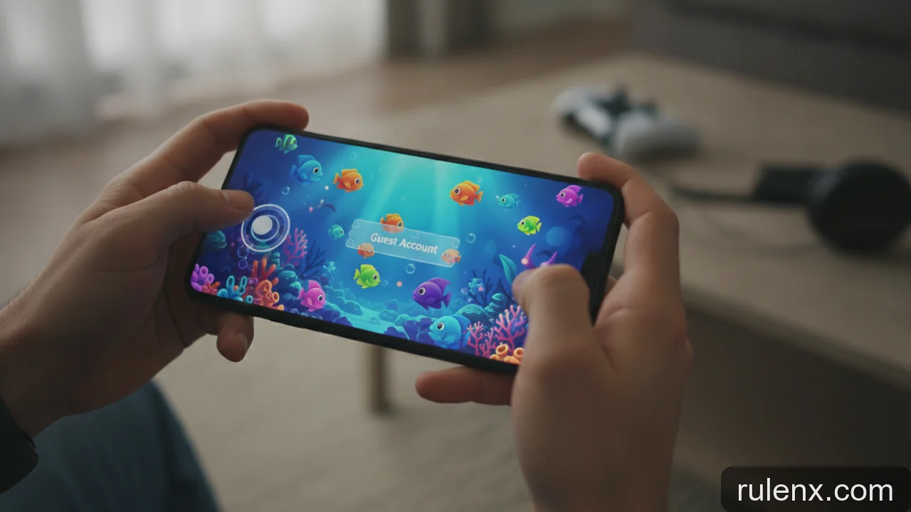 Minh họa: Tài khoản khách trong game bắn cá online: Ưu và nhược điểm khi sử dụng