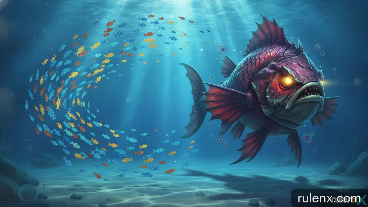 Minh họa: Thuật ngữ 'cá mồi' và 'cá boss' trong bắn cá: định nghĩa và cách tiếp cận