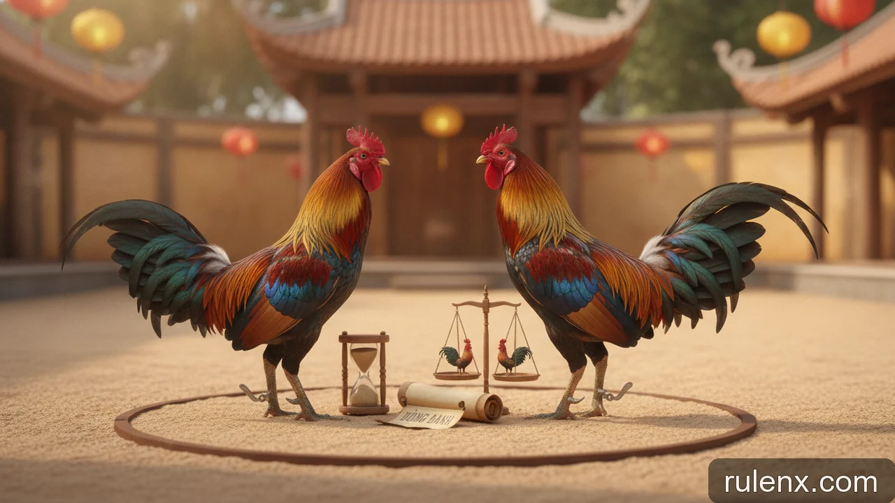 Minh họa cho Thuật ngữ đá gà cho người mới: cựa, chạng, hồ, kèo và đồng banh