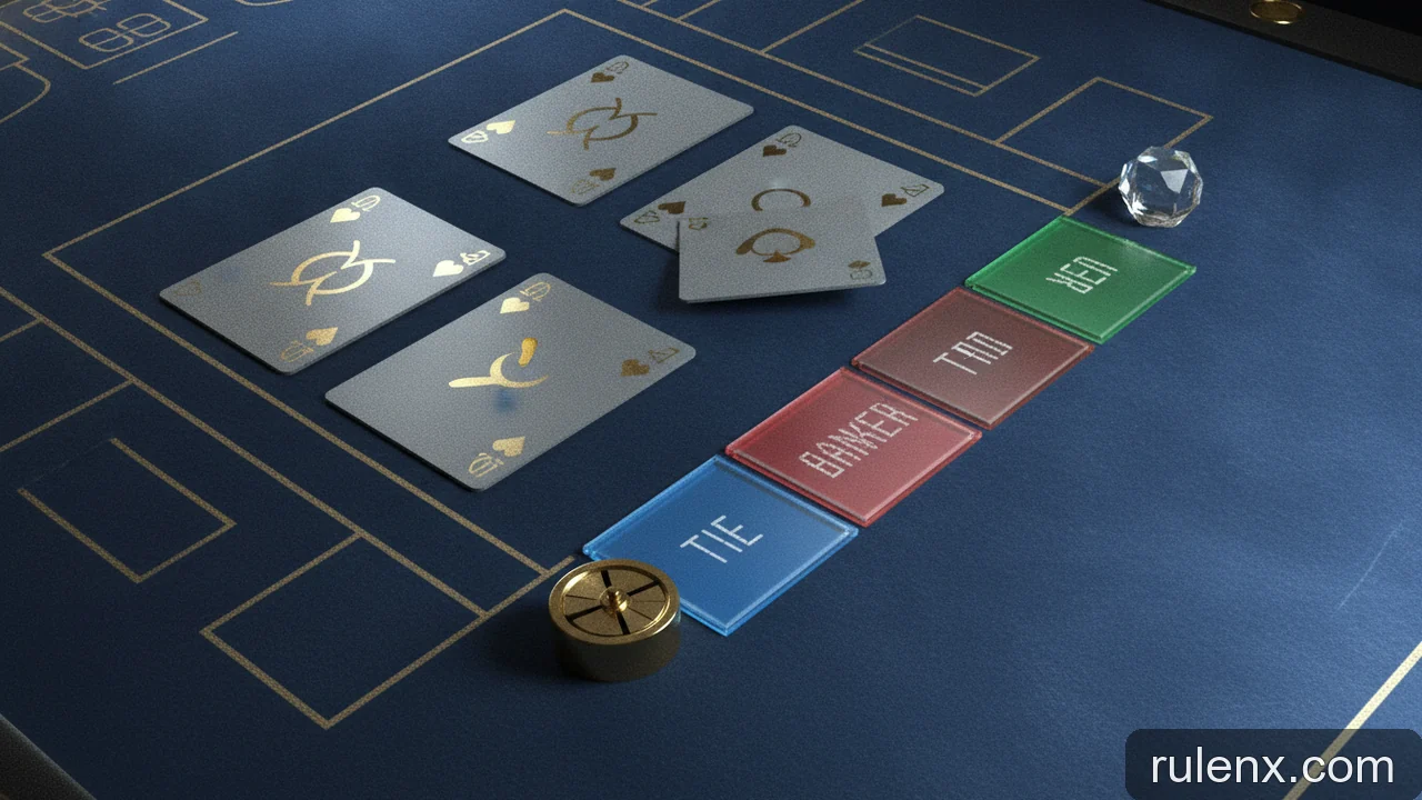 Minh họa: Xác suất Baccarat: Phân tích tỷ lệ thắng của cửa Banker, Player và Tie