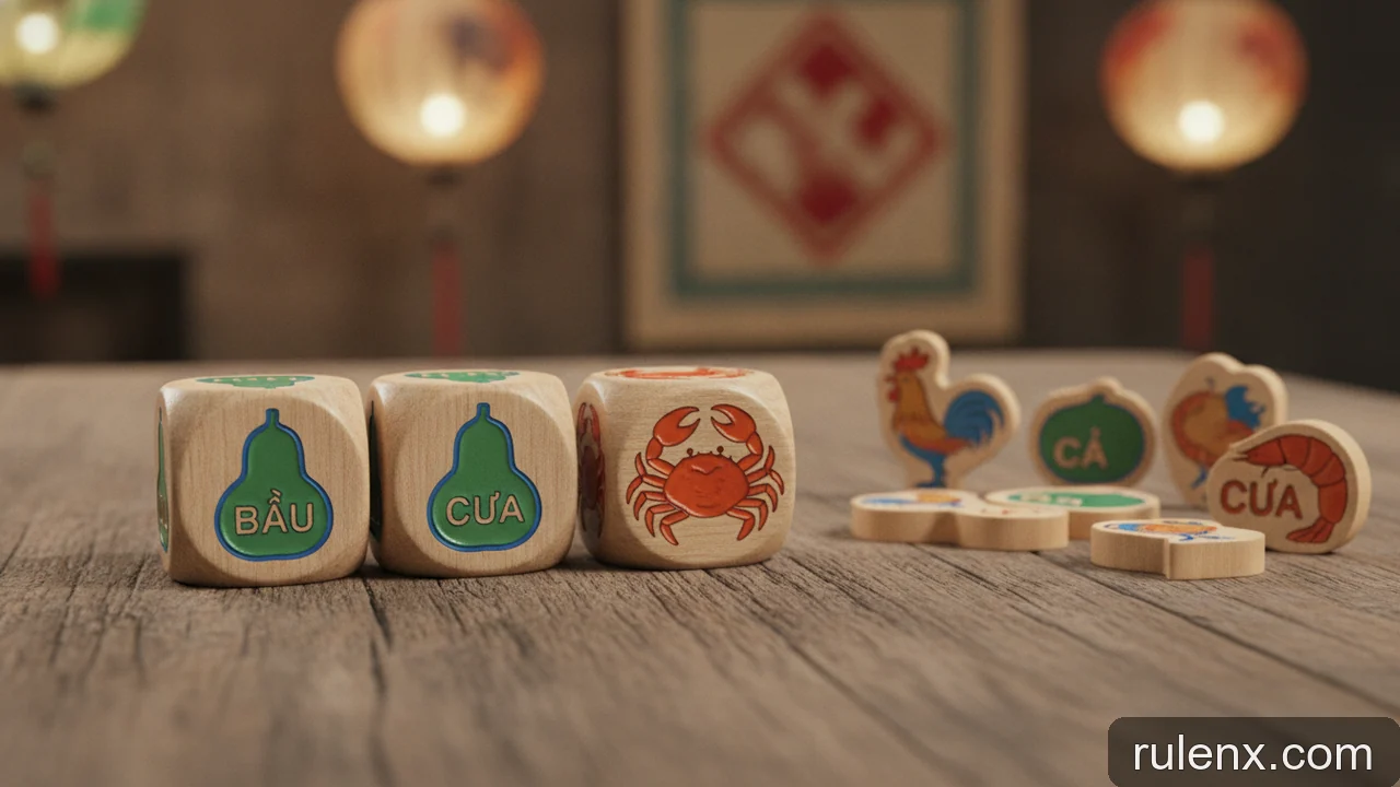 Minh họa: Xác suất lặp đôi và lặp ba trong Bầu Cua là bao nhiêu?