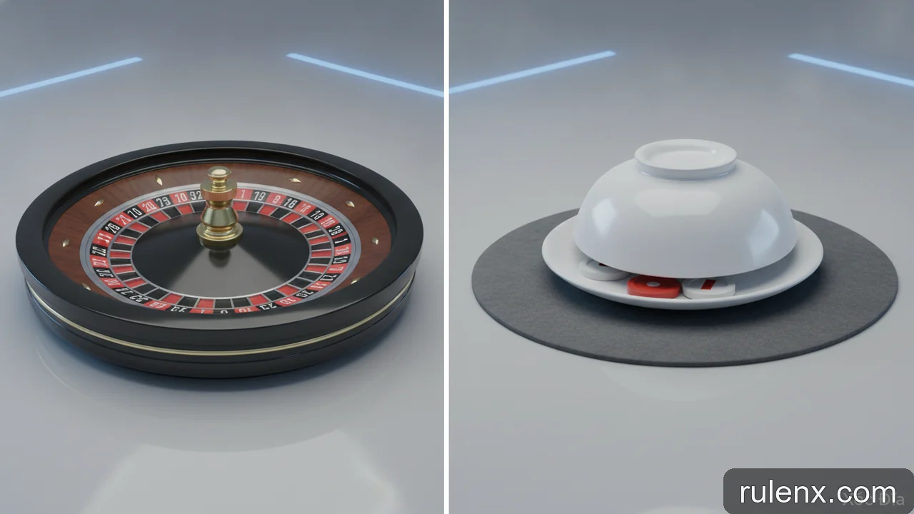 Minh họa: Xóc Đĩa và Roulette: phân tích biến động và xác suất thắng cược